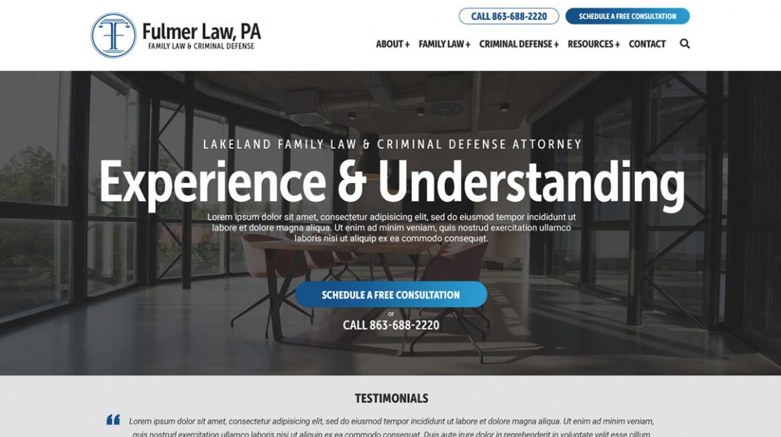 fuller law website snippet
